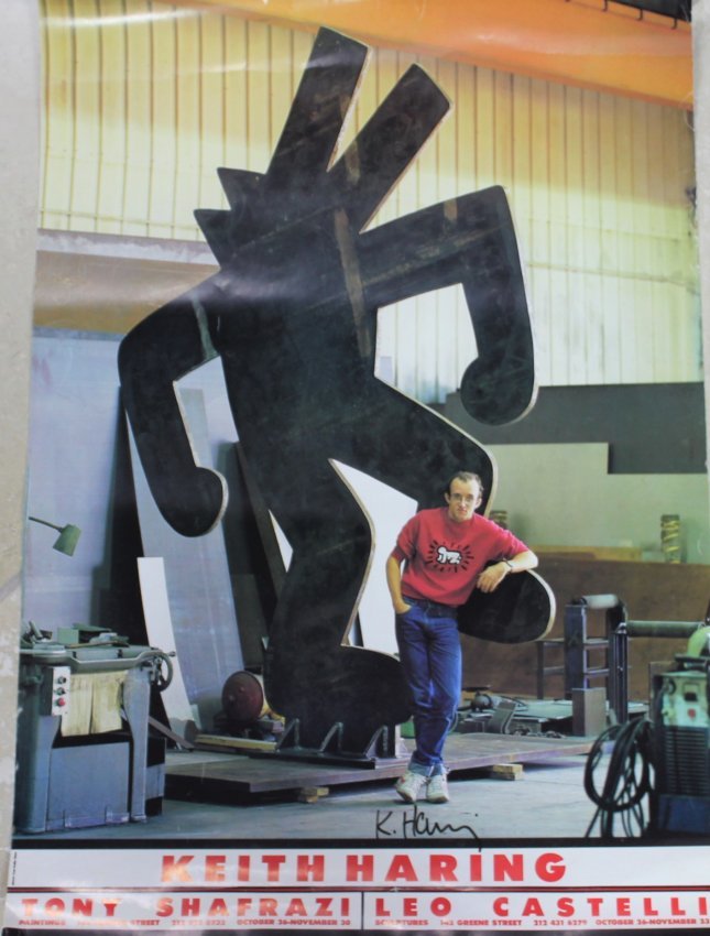 Leo Castelli, Keith Haring Signed Exhibition Poster (1 of 2)