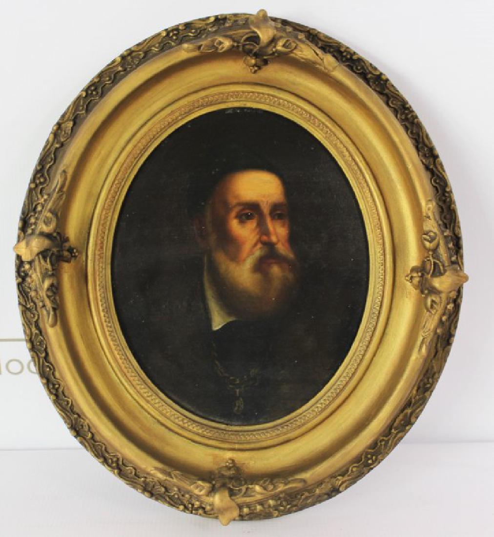 19th C. Painting of Artist Titian (1 of 4)
