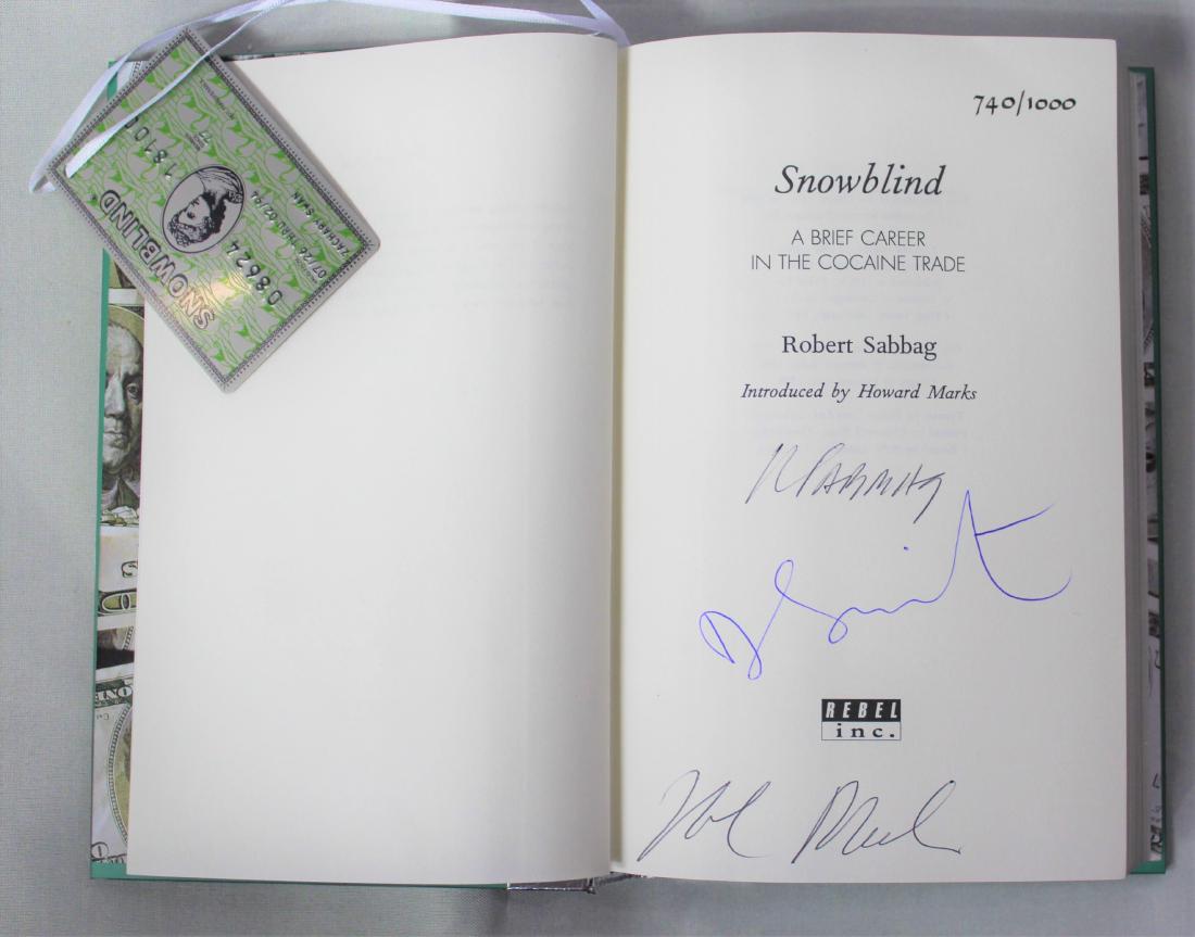 Book Signed by Robert Sabbag, Damien Hirst, and Howard (1 of 5)