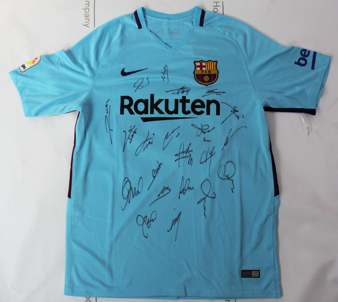 Barcelona Team Signed Jersey (1 of 4)