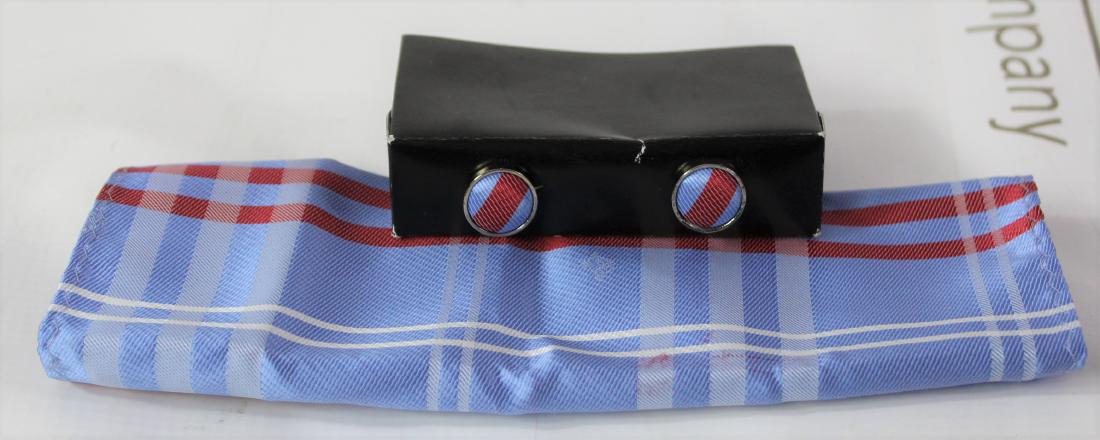 Louis Vuitton Pocket Square and Cufflinks (1 of 3)
