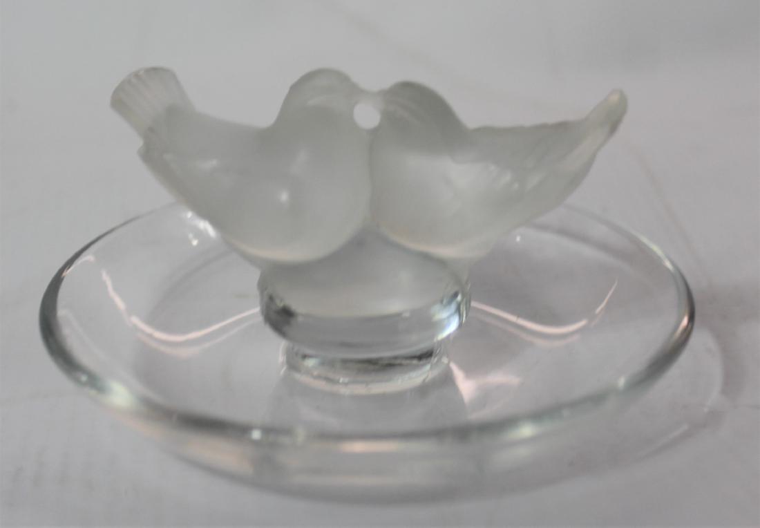 Lalique Crystal Dove Dish (1 of 3)