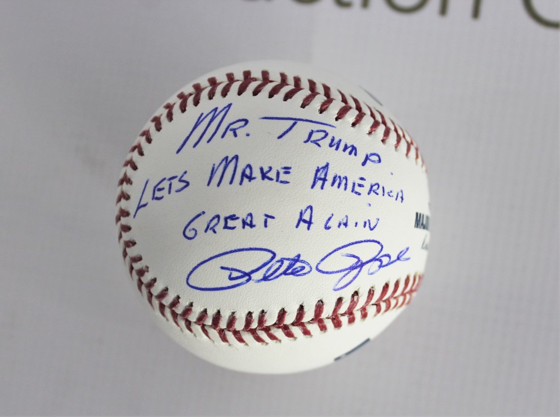 Baseball Signed by Pete Rose (1 of 2)