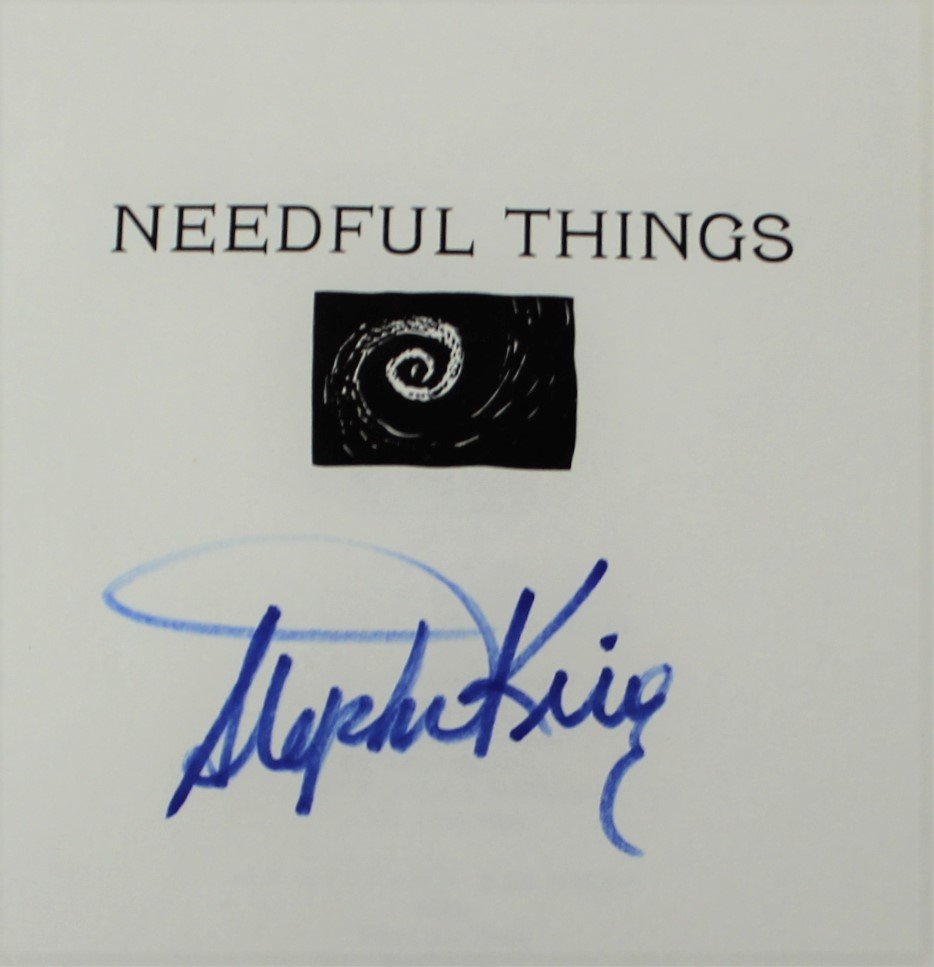 Stephen King Signed Book (1 of 4)