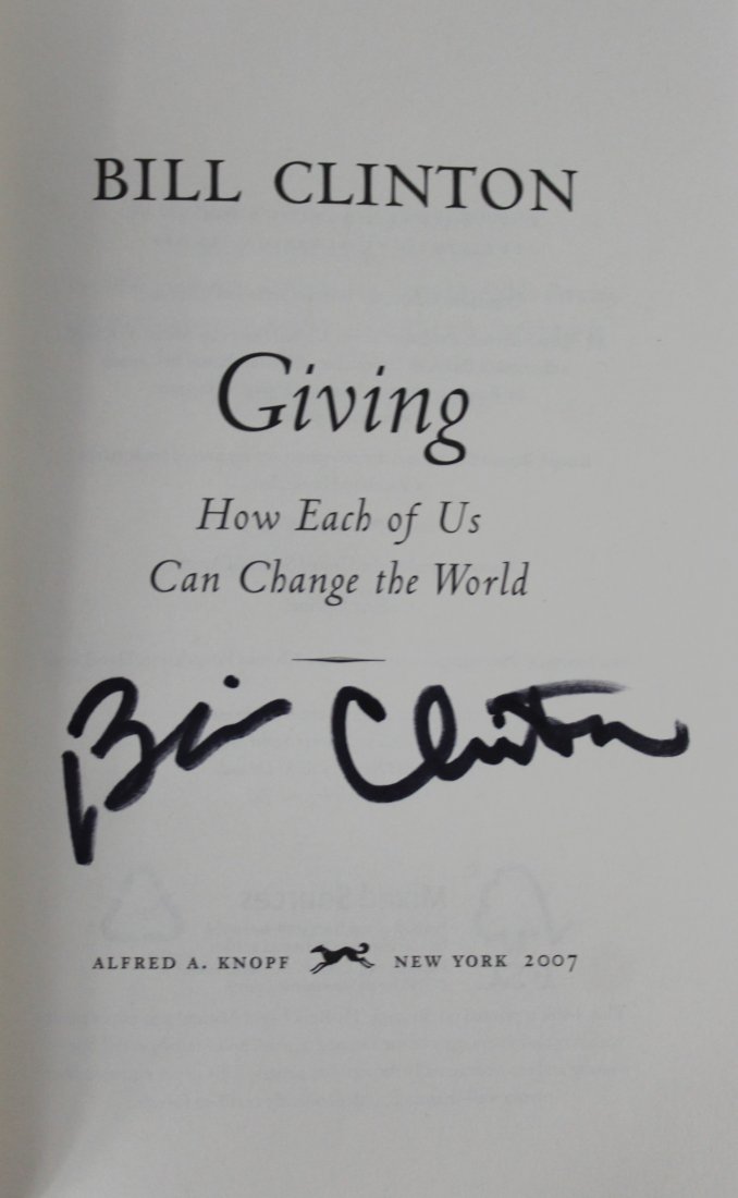 Book Signed by President Bill Clinton (1 of 4)