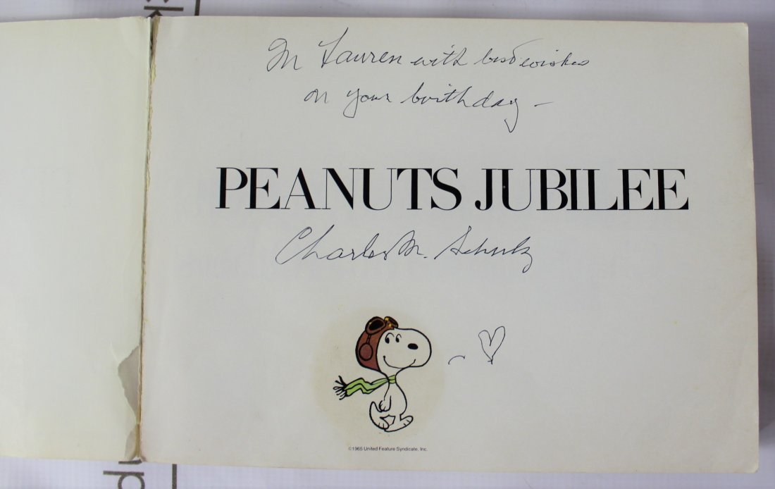 Book Signed by Charles Schulz (1 of 3)
