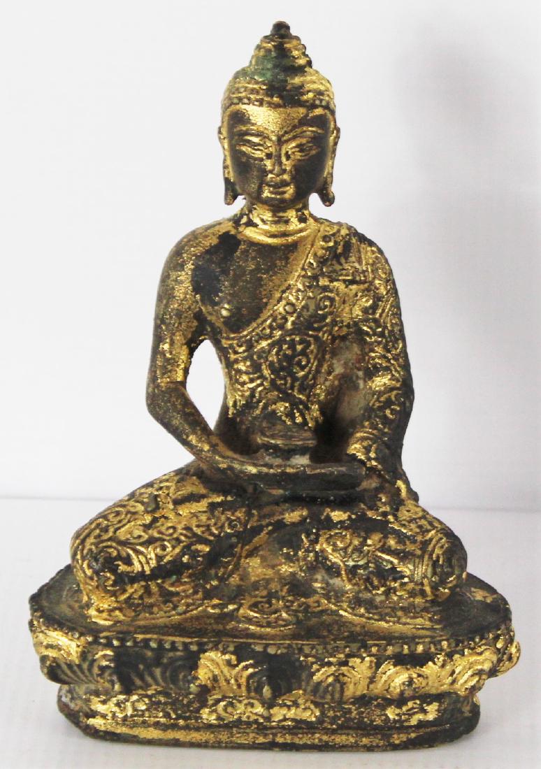 Chinese, Qing Dynasty, Buddha Sculpture (1 of 4)