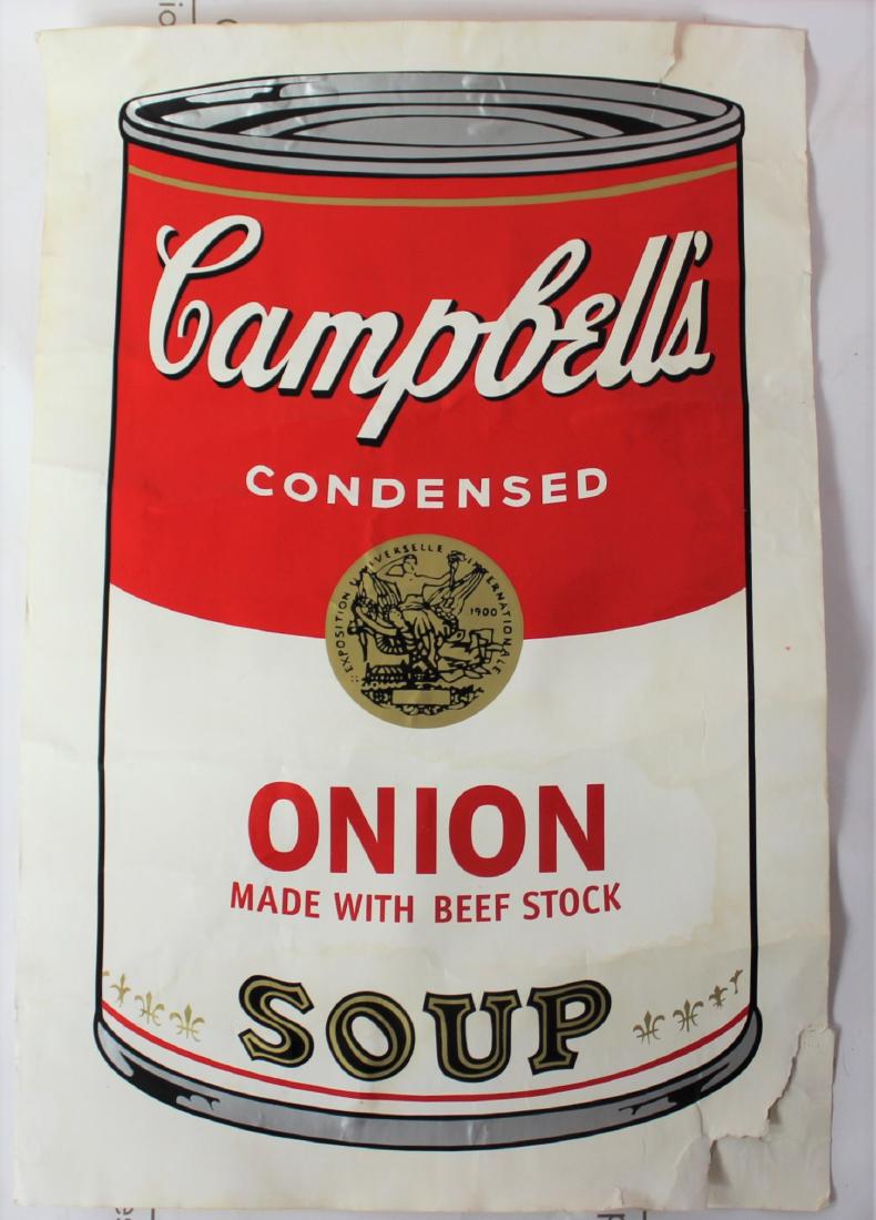Andy Warhol, Campbell's Soup Screenprint (1 of 6)