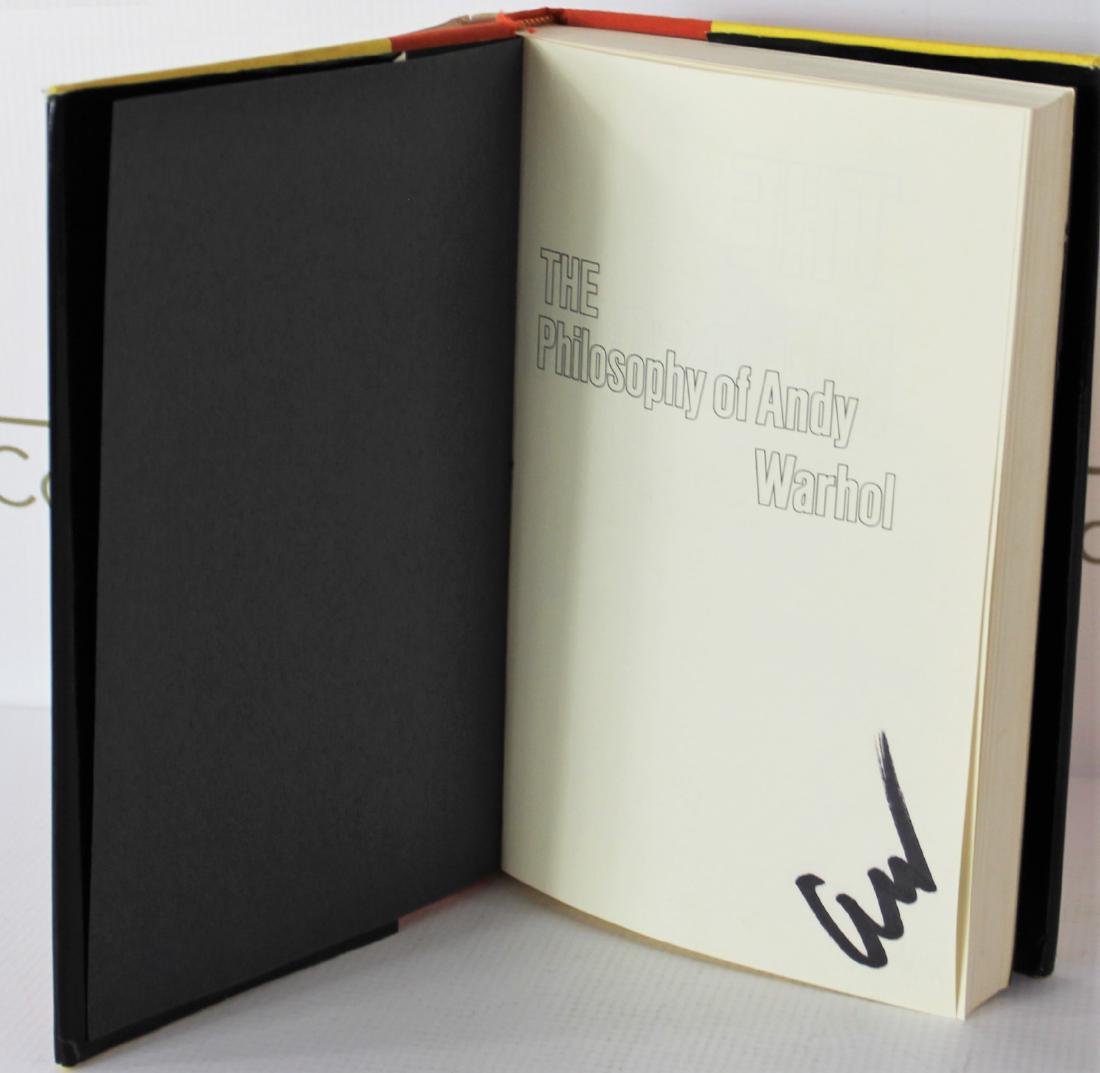The Philosophy of Andy Warhol, Signed Book (1 of 5)