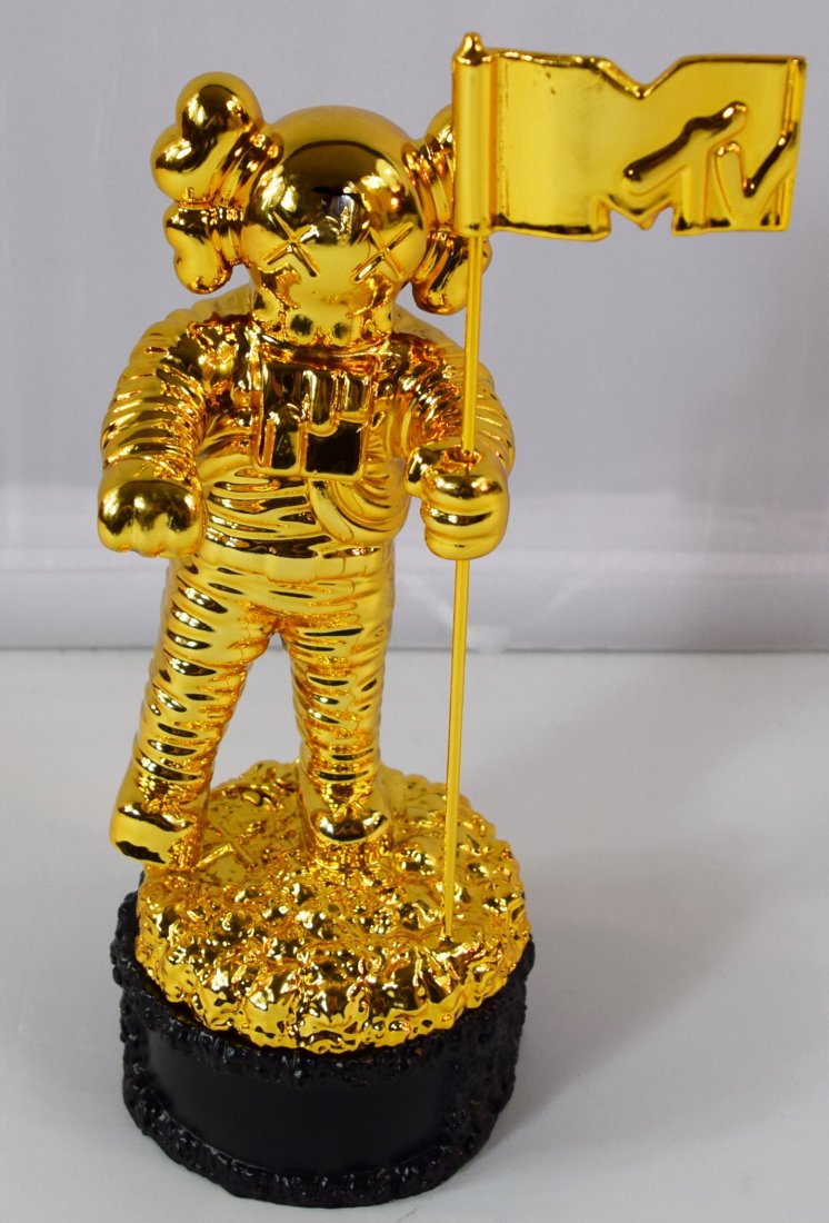 Kaws MTV Moonman: Kaws MTV Moonman. Dimensions: 11 x 4 inches.