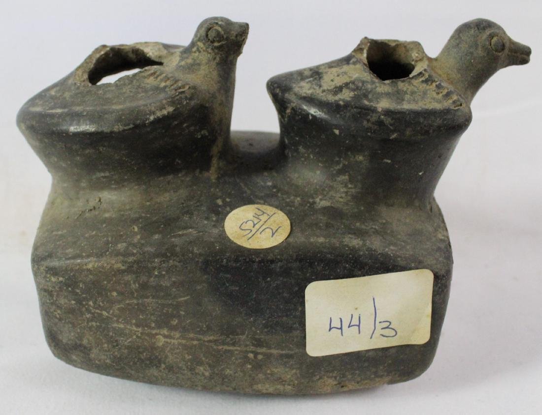 Pre Columbian Antiquity Statue: A pre Colombian antiquity statue. Title: Two Birds. Purchased c. 1980 at SothebyÂ’s Park-Bernet. Dimensions: 6 X 5 inches.