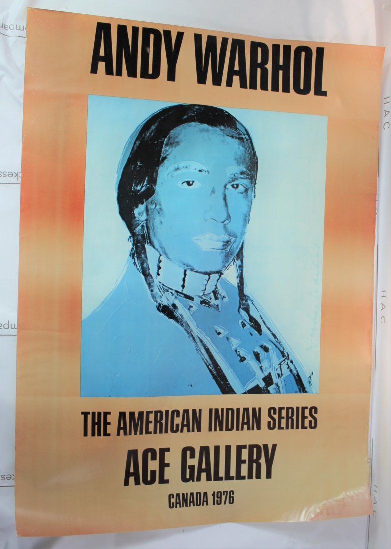 Andy Warhol, Ace Gallery, Signed Poster (1 of 3)