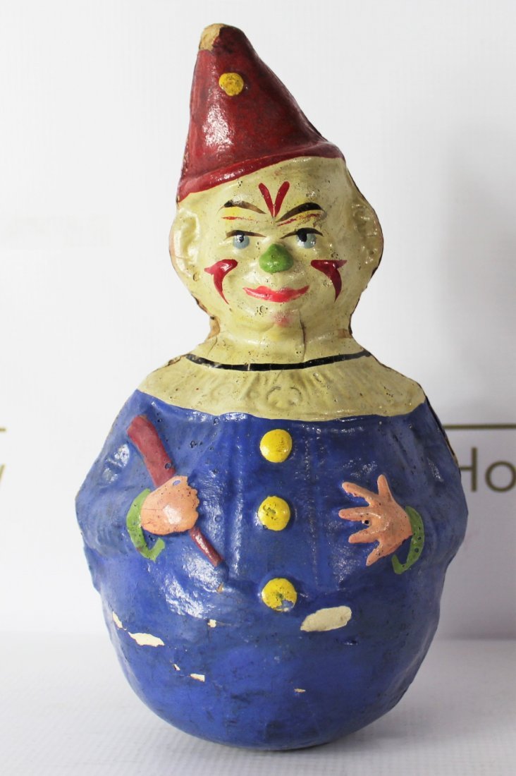 Antique German Roly Poly Hand Painted Paper Mache (1 of 5)