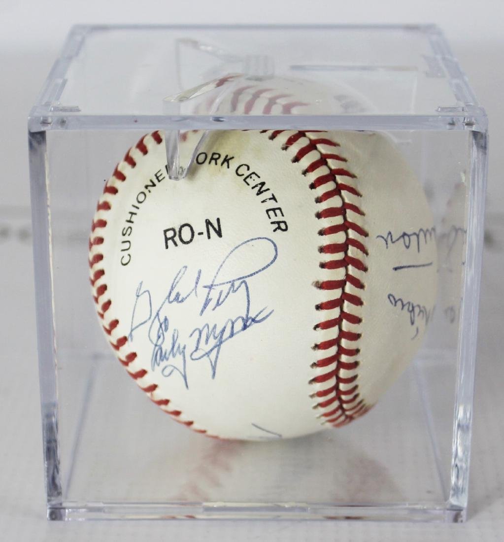 Baseball Signed by 8 Members of 300 Win Club (1 of 6)