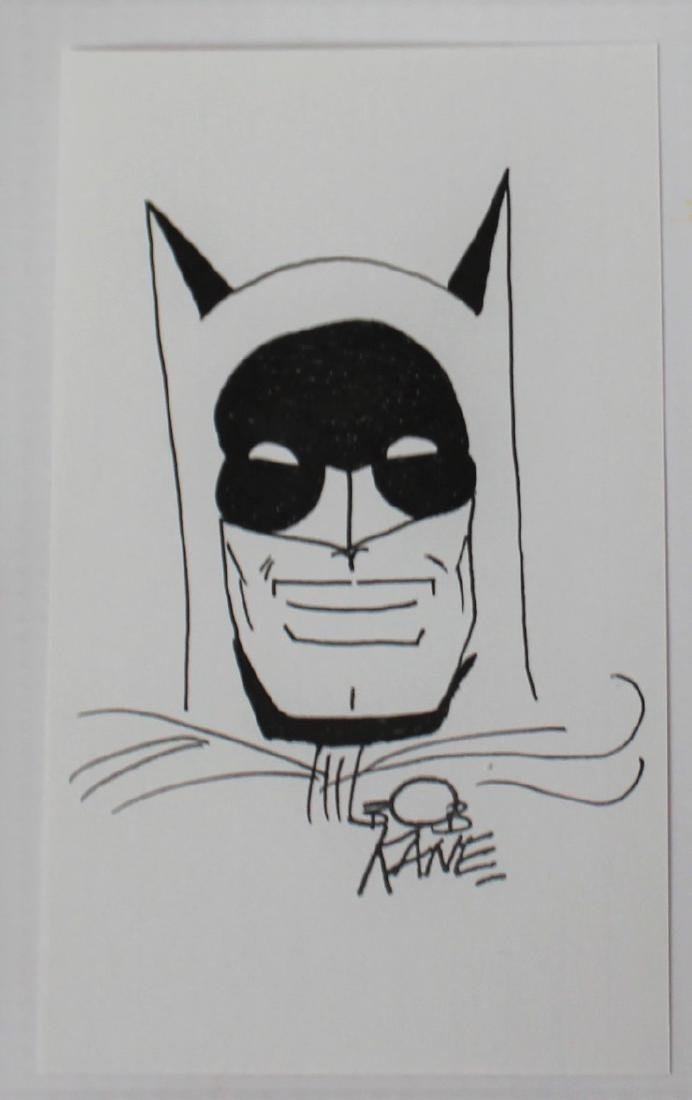 Bob Kane Signed Drawing (1 of 2)