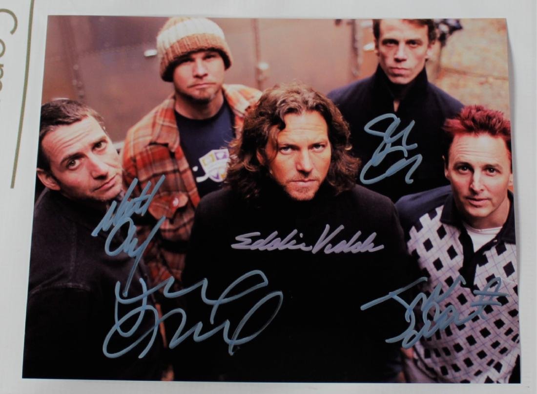 Photograph Signed by Pearl Jam (1 of 2)