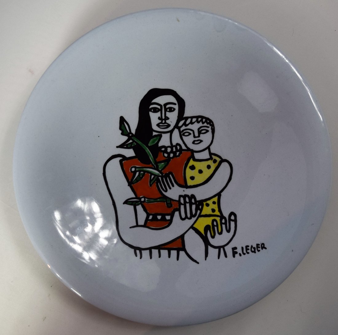 Fernand Leger Signed Plate (1 of 4)