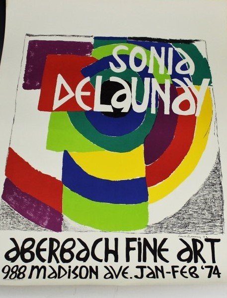 Sonia Delaunay Exhibition Poster (1 of 1)
