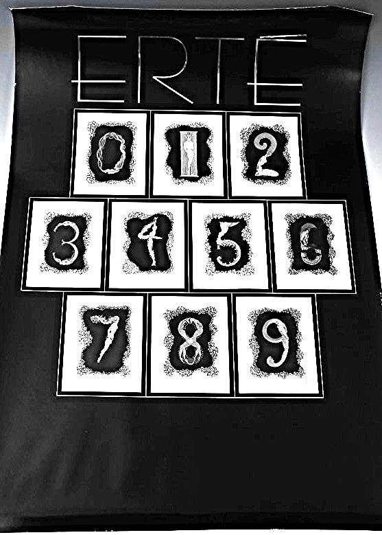 Erte Signed "Numbers" Poster (1 of 3)