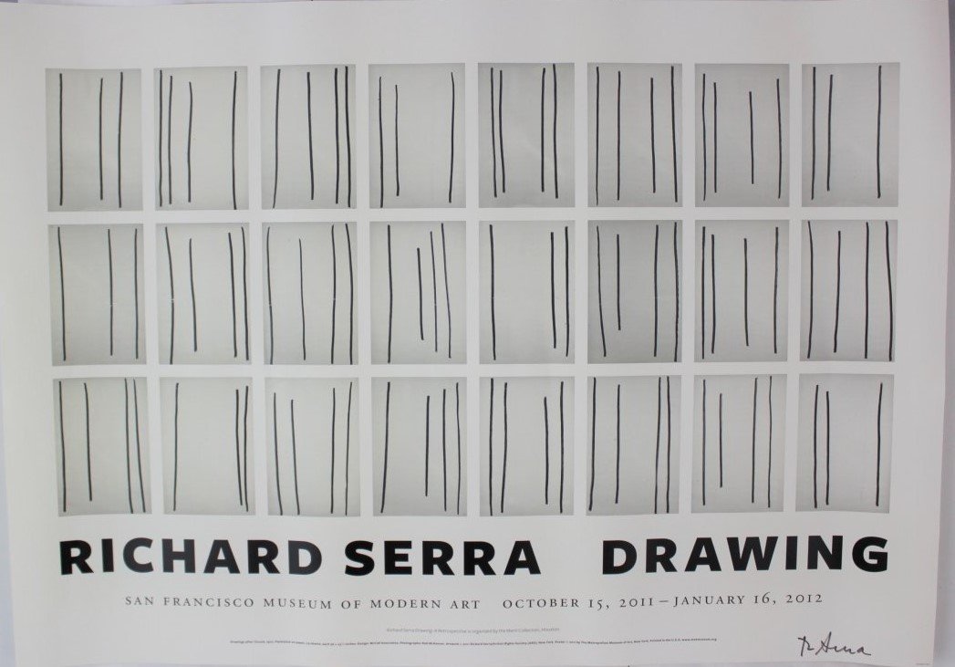 Richard Serra Signed Poster (1 of 2)