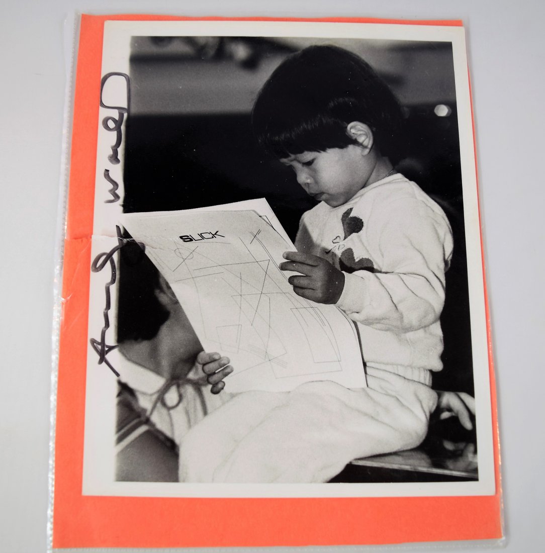 Photograph Signed by Artist Andy Warhol (1 of 2)