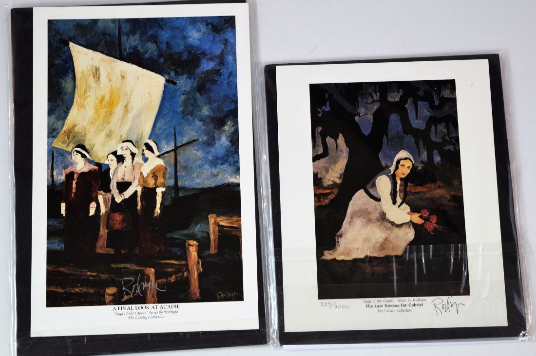 George Rodrigue Hand Signed Prints (1 of 3)