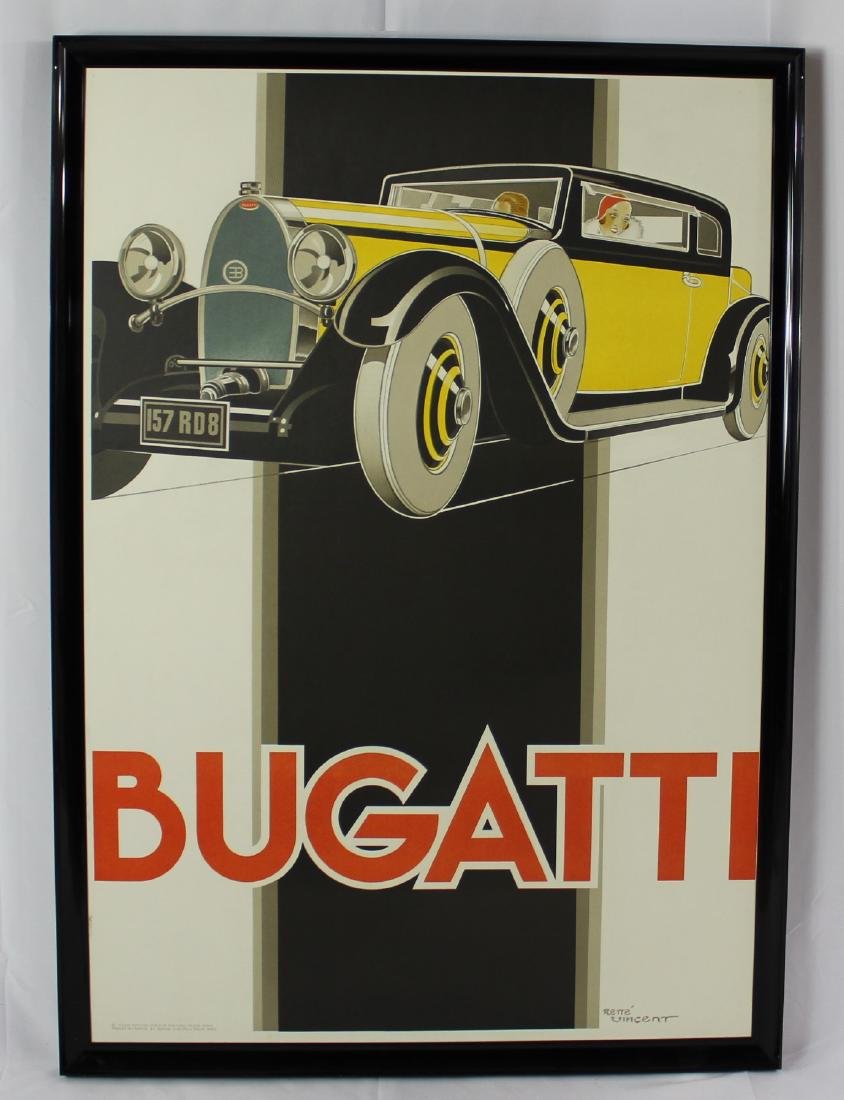 Rene Vincent Bugatti Car Poster (1 of 5)