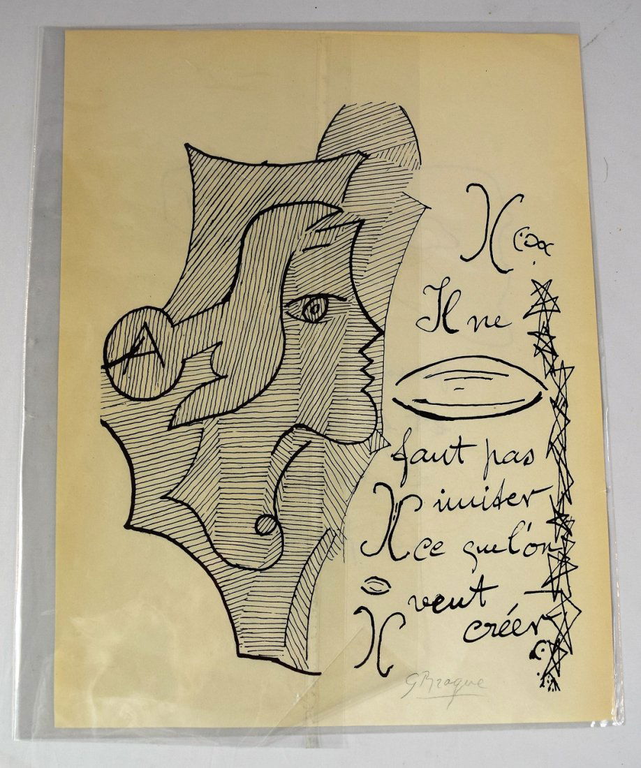 Georges Braque, Signed Print (1 of 5)