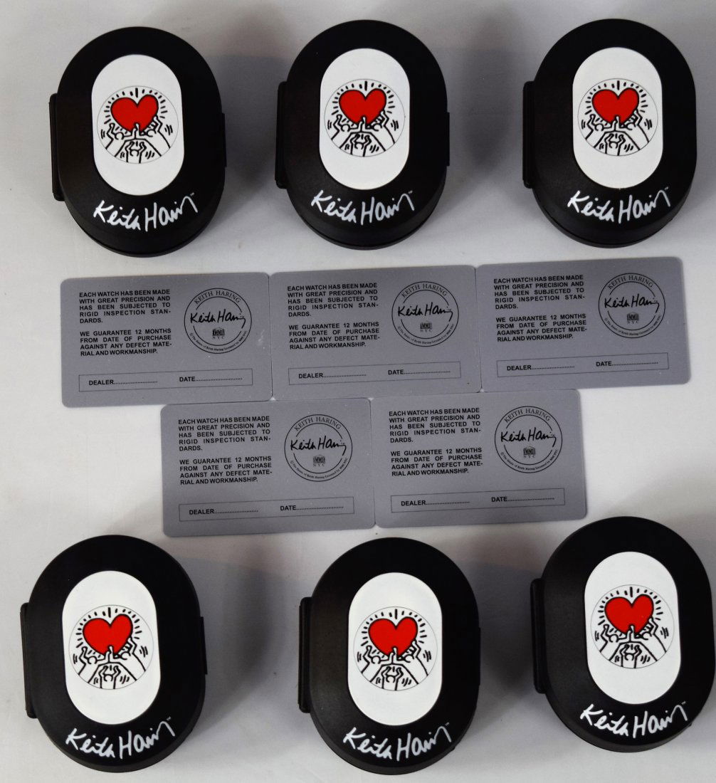 Grouping of Keith Haring Collector's Watches (1 of 5)