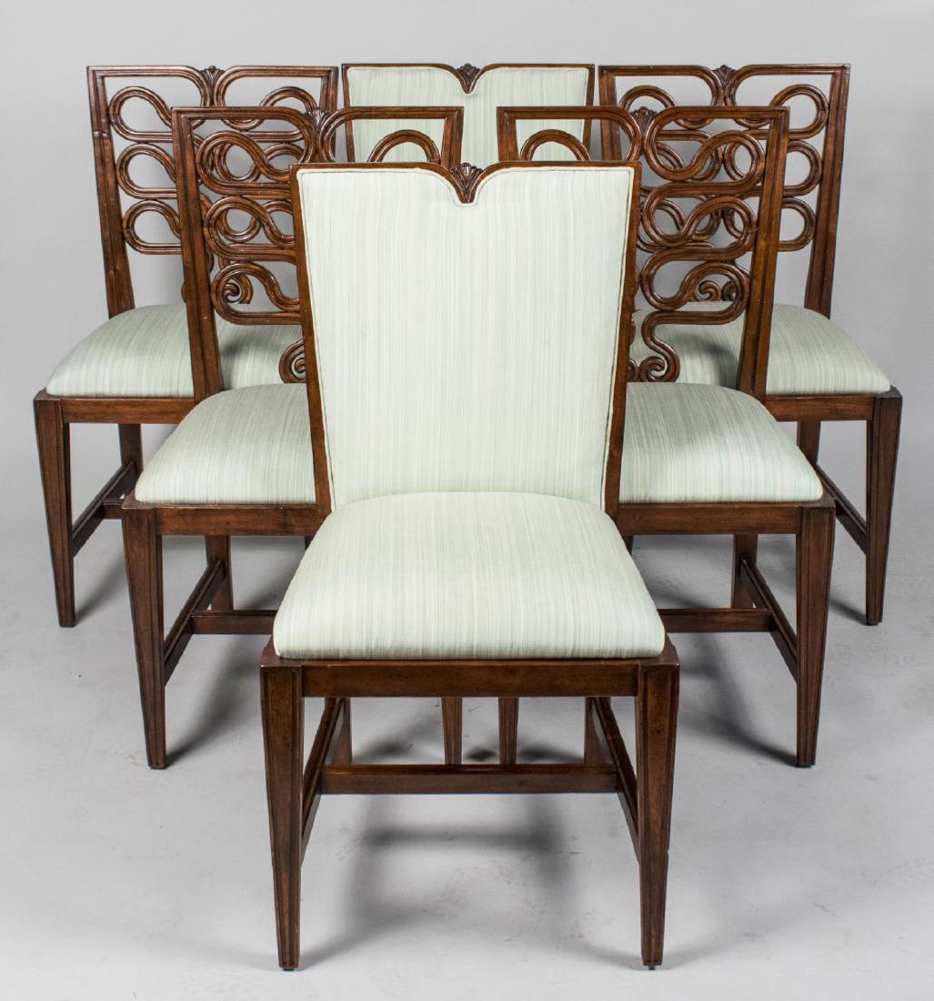 Set of Six (6) Ribbon Back Dining Chairs. (1 of 2)