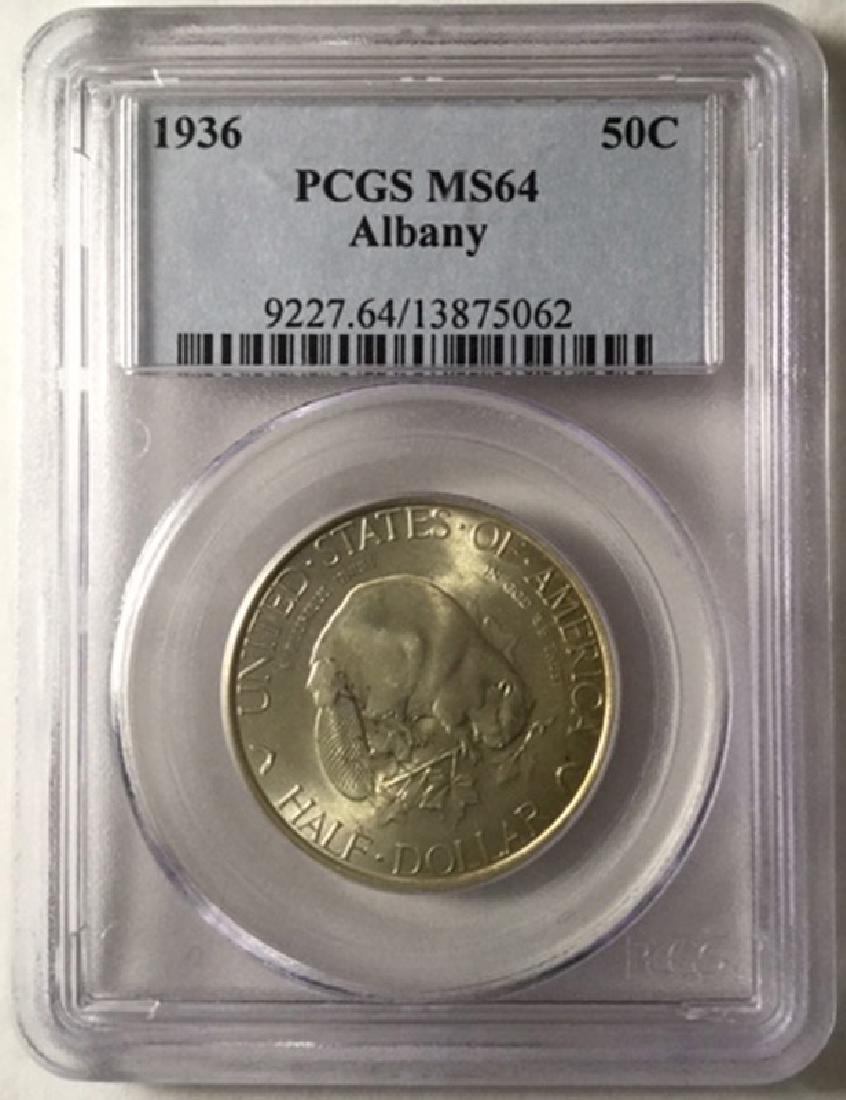1936 ALBANY HALF DOLLAR MS64 (1 of 2)