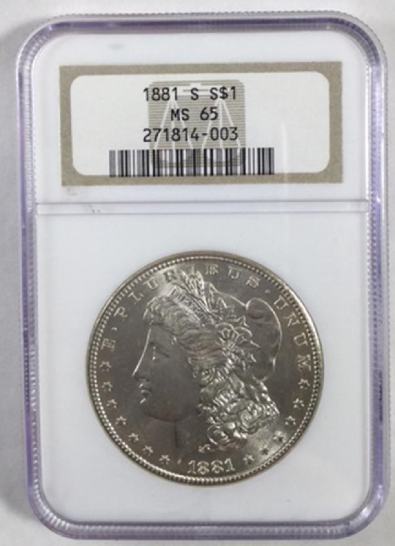 1881 S MORGAN DOLLAR MS65 (1 of 2)