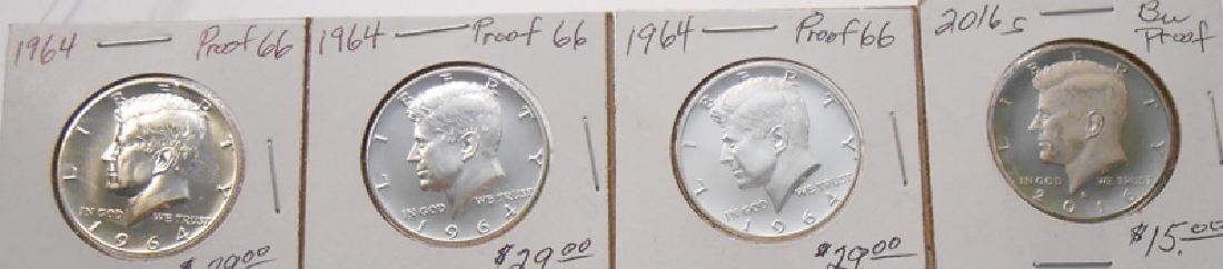 (4) PROOF KENNEDY HALF DOLLARS (1 of 2)