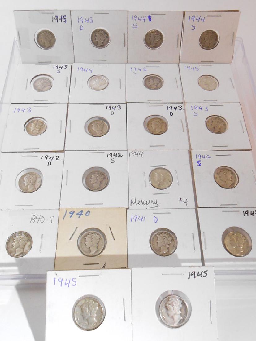 (22) MERCURY DIMES (1 of 2)
