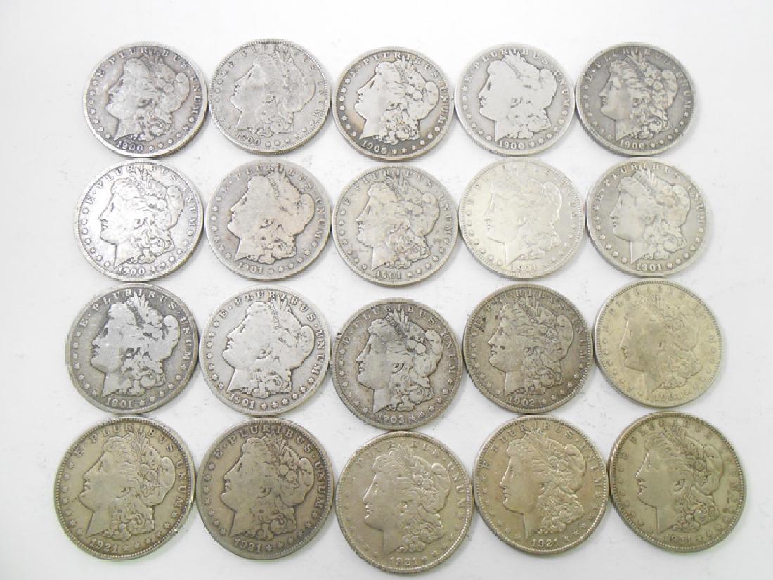 (20) 90% SILVER MORGAN DOLLARS (1 of 2)