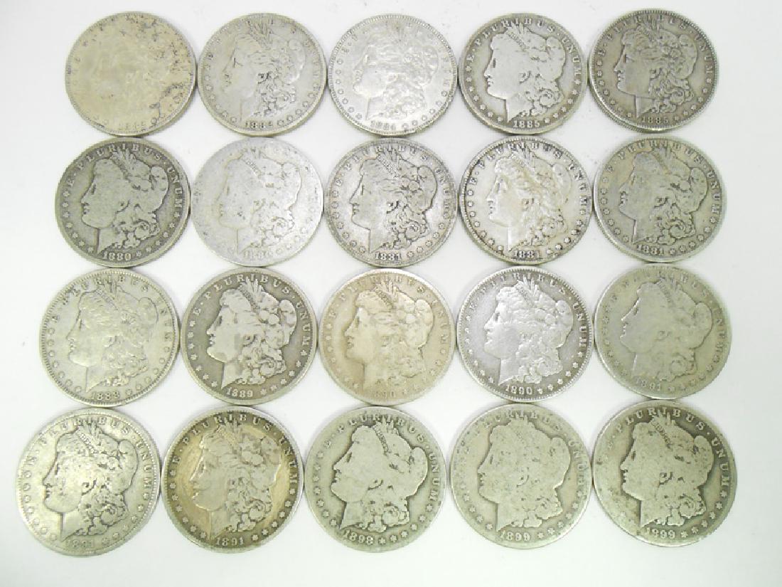(20) 90% SILVER MORGAN DOLLARS (1 of 2)