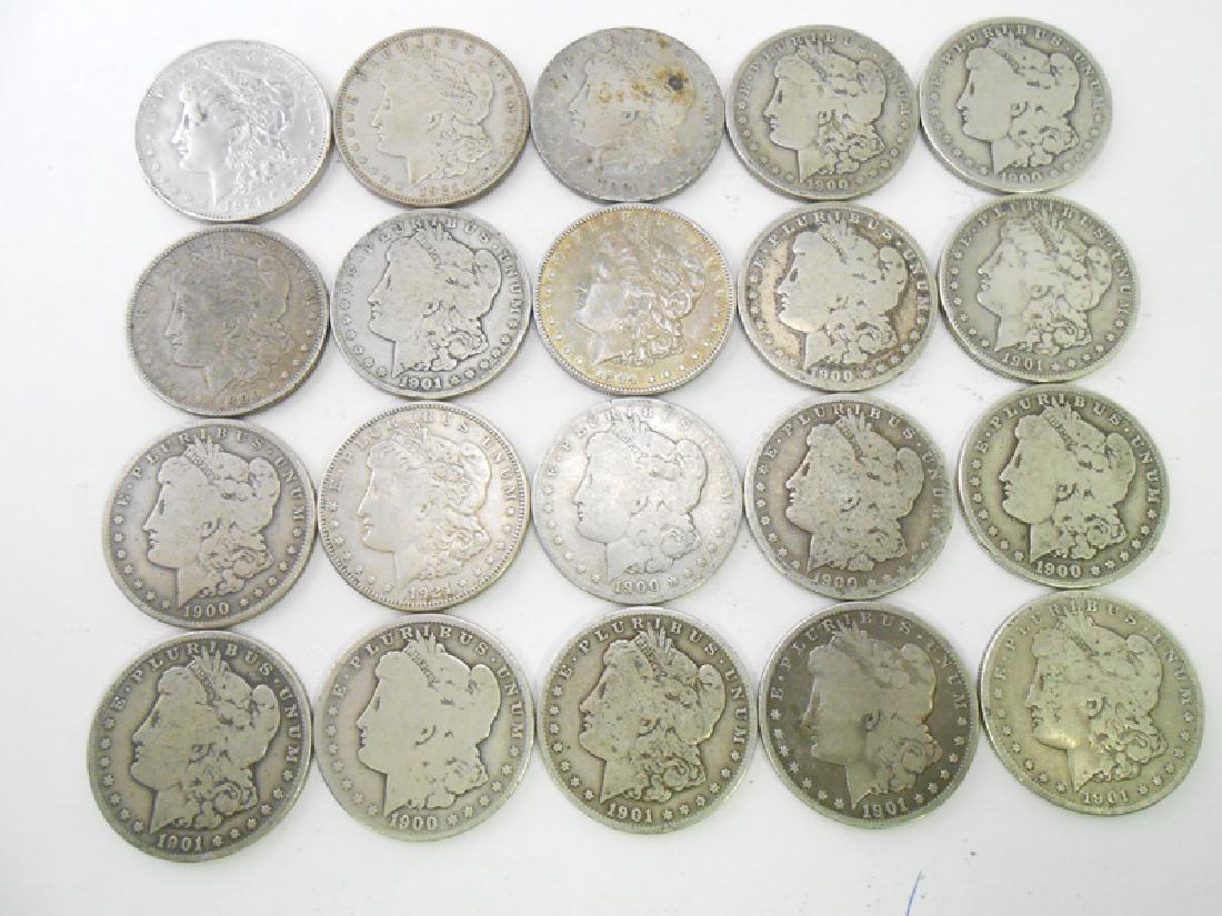 (20) 90% SILVER MORGAN DOLLARS (1 of 2)