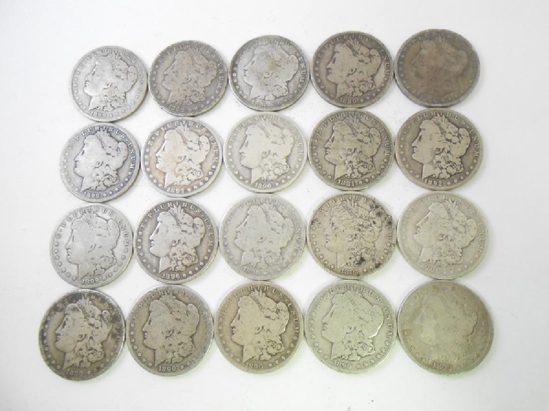 (20) 90% SILVER MORGAN DOLLARS (1 of 2)