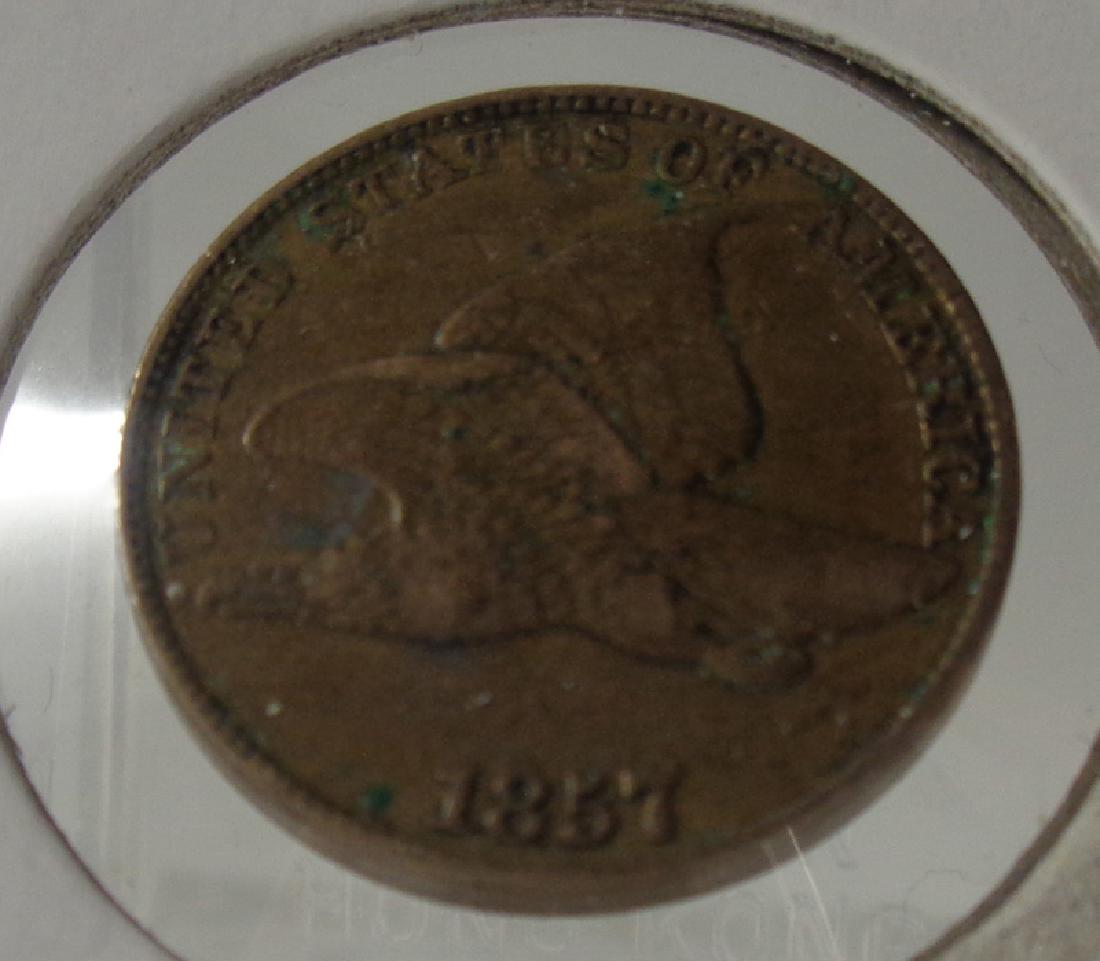 1857 FLYING EAGLE CENT (1 of 2)