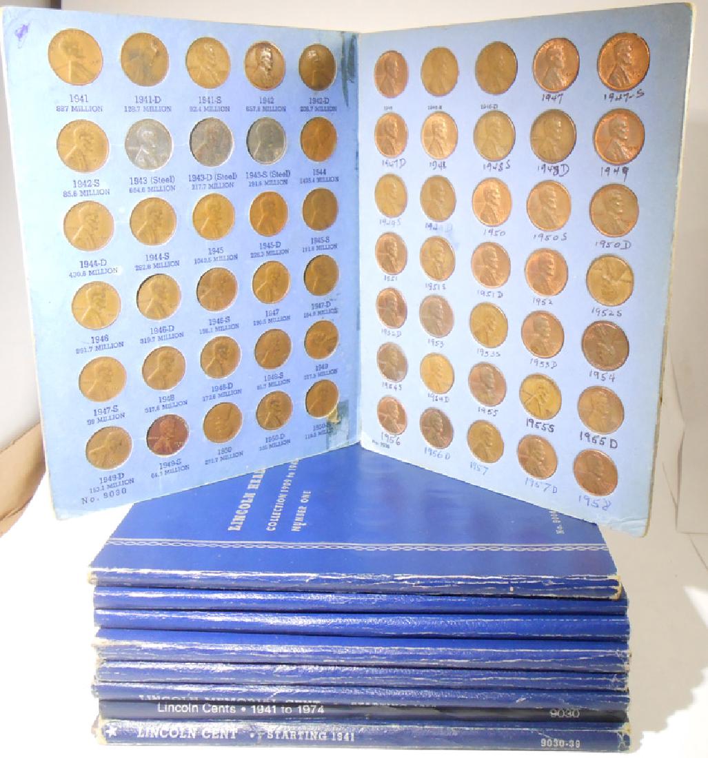 (9) LINCOLN HEAD CENT BOOKS (1 of 1)