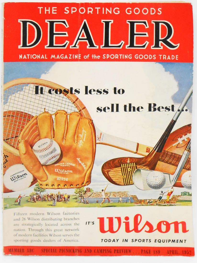 WILSON SPORTING GOODS 1952 CATALOG