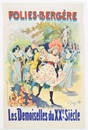 FRENCH ADVERTISING POSTER "FOLIES - BERGERE"