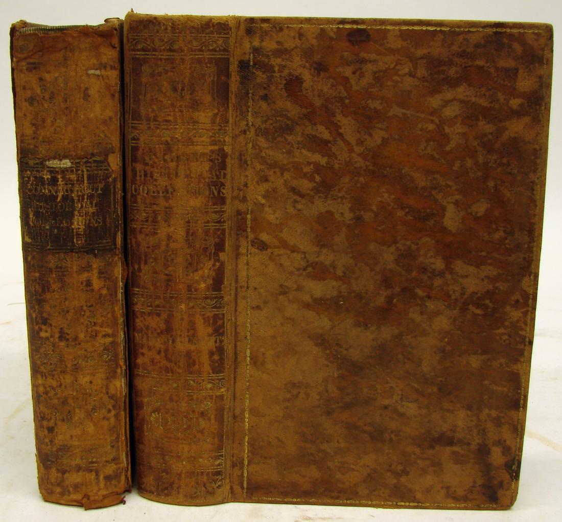 (2) BARBER "HISTORICAL COLLECTIONS" - MASSACHUSETTS &: Includes: (1) Barber, John Warner; "Historical Collections, Being a General Collection of Interesting Facts, Traditions, Biographical Sketches, Anecdotes, &c., Relating to the History and Antiquities 