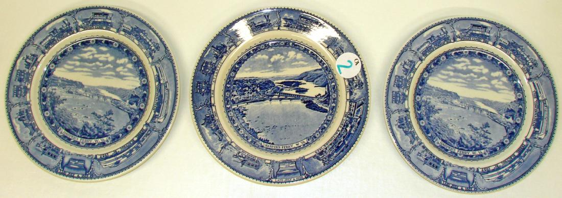(3) B&O SHENANGO CENTENARY DINNER PLATES (1 of 4)