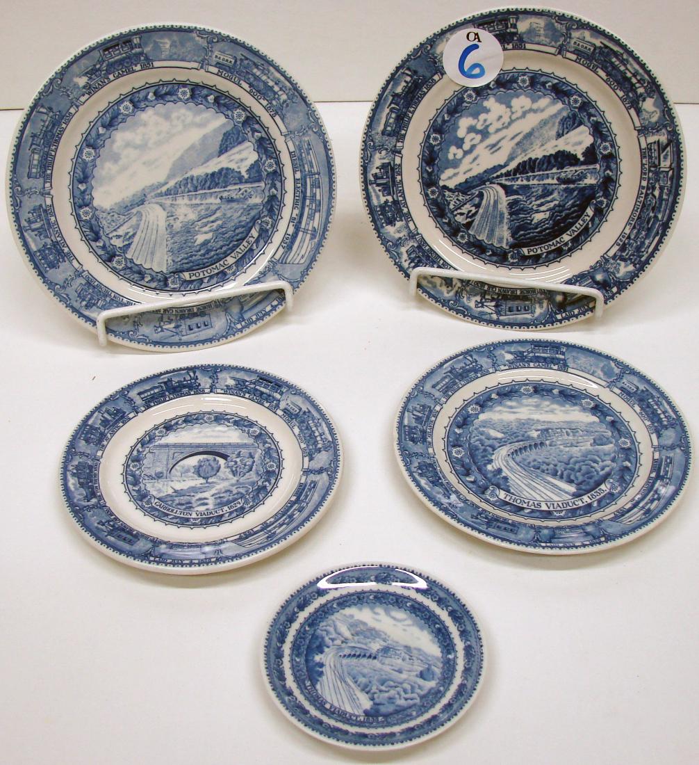 B&O SHENANGO CENTENARY PLATES (1 of 8)