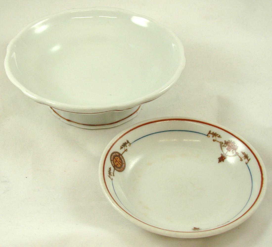 (2) PCS. RAILROAD CHINA - SOUTHERN PEACH BLOSSOM (1 of 9)