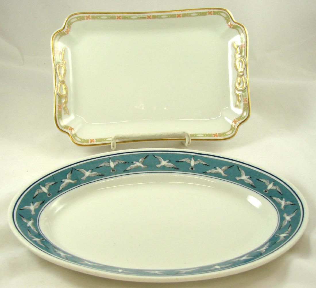 (2) RAILROAD CHINA PLATTERS (1 of 2)