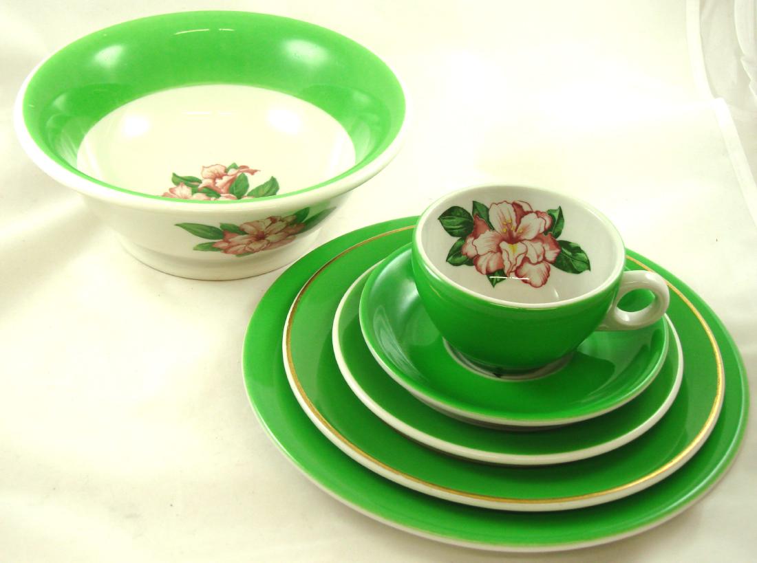 (5) PIECES HOTEL CHINA:  CHESAPEAKE & OHIO GREENBRIER (1 of 4)