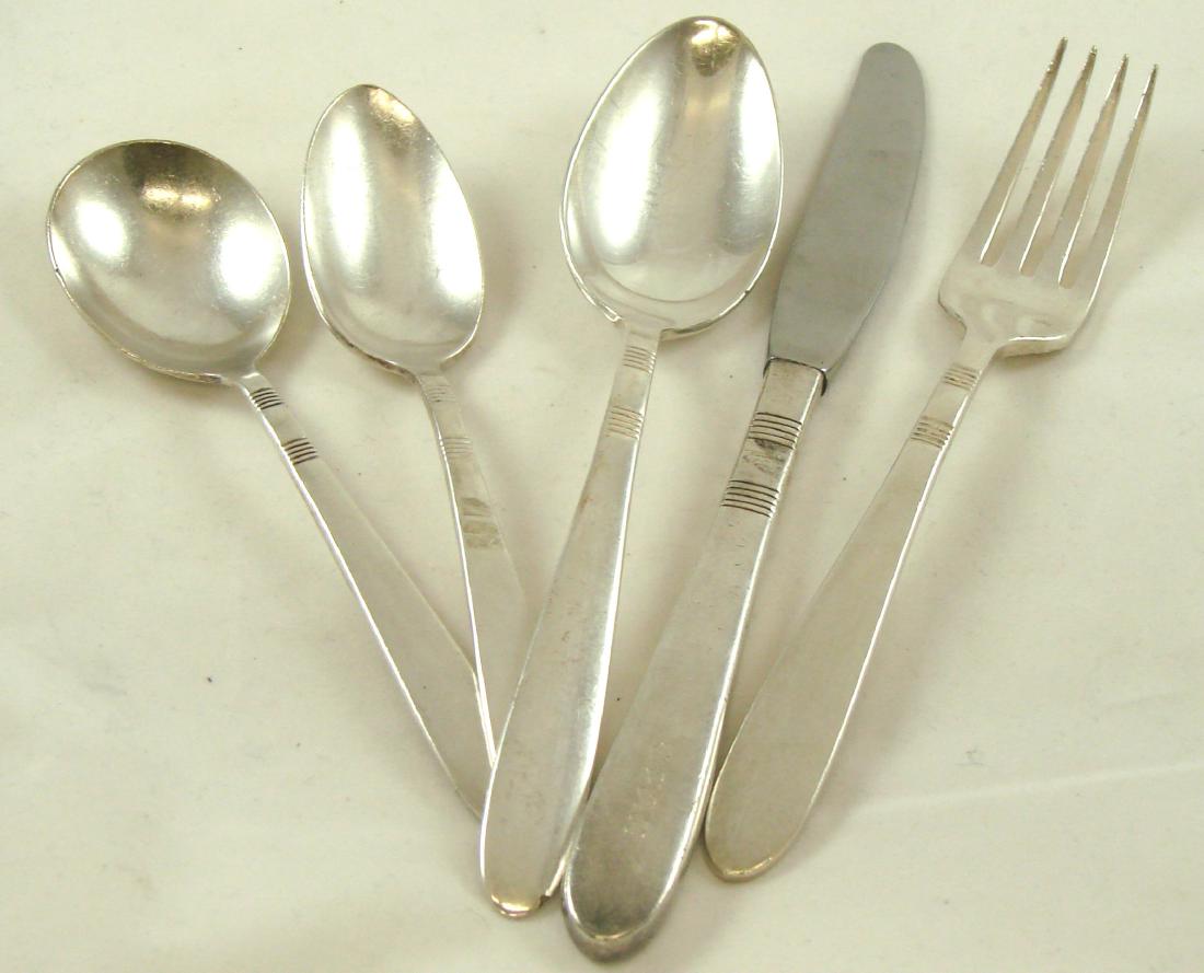 (5) PIECES UNION PACIFIC RAILROAD SILVERPLATE FLATWARE (1 of 9)