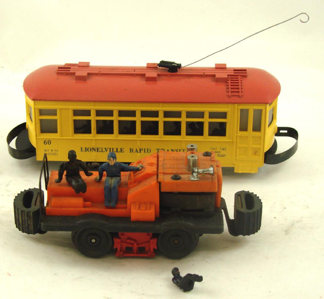 (2) LIONEL GANG CAR & TROLLEY (1 of 8)